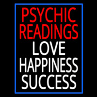 Red Psychic Readings White Love Happiness Success Neonskylt