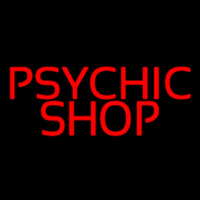 Red Psychic Shop Neonskylt