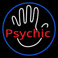 Red Psychic With Border Neonskylt