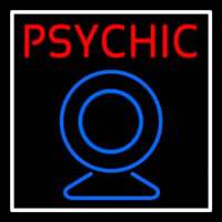 Red Psychic With Crystal Neonskylt