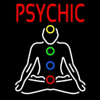 Red Psychic With Logo Neonskylt