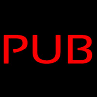 Red Pub Neonskylt