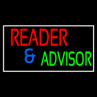 Red Reader And Green Advisor Neonskylt