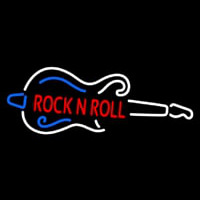 Red Rock N Roll Guitar 1 Neonskylt