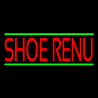 Red Shoe Renu Green Line Neonskylt