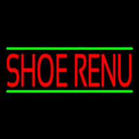 Red Shoe Renu Green Line Neonskylt