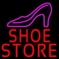 Red Shoe Store Neonskylt