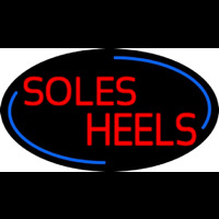 Red Soles Heels Neonskylt