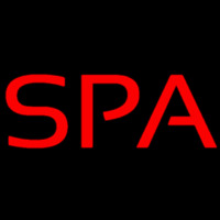 Red Spa Neonskylt