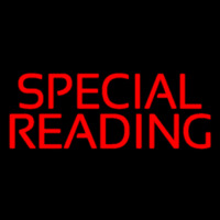 Red Special Reading Neonskylt