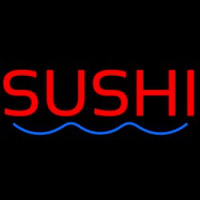 Red Sushi Neonskylt