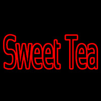 Red Sweet Tea Neonskylt