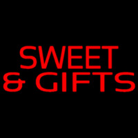 Red Sweets And Gifts Neonskylt