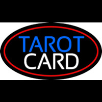 Red Tarot Card Neonskylt