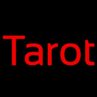 Red Tarot Neonskylt