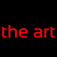Red The Art Neonskylt