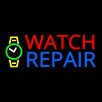 Red Watch Blue Repair With Logo Neonskylt