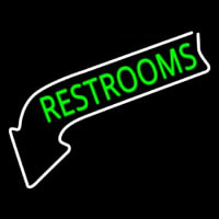 Restrooms Neonskylt