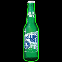 Rolling Rock Bottle Beer Sign Neonskylt
