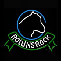 Rolling Rock Horsehead Ribbon Neonskylt