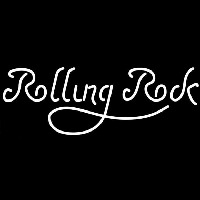 Rolling-Rock-Red-Logo-Neon-Beer- Beer Sign Neonskylt