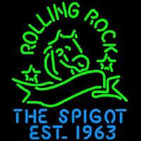 Rolling Rock The Spigot Beer Neonskylt