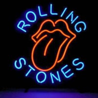 Rolling Stones Neonskylt