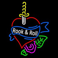 Rook And Roll Neonskylt