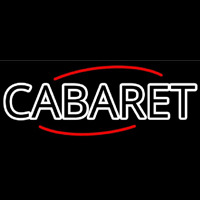 Round Cabaret Neonskylt