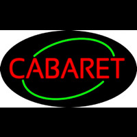 Round Cabaret Neonskylt