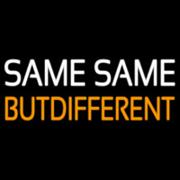 Same But Different Neonskylt