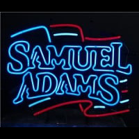 Samuel Adams Flag Neonskylt