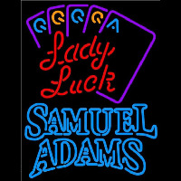 Samuel Adams Lady Luck Series Beer Sign Neonskylt