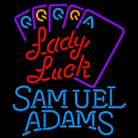 Samuel Adams Lady Luck Series Beer Sign Neonskylt