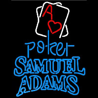 Samuel Adams Rectangular Black Hear Ace Beer Sign Neonskylt