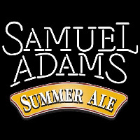 Samuel Adams Summer Ale White Beer Sign Neonskylt