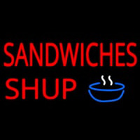 Sandwiches Soup Neonskylt
