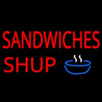Sandwiches Soup Neonskylt