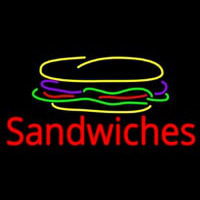 Sandwiches With Sandwich Logo Neonskylt