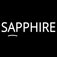 Sapphire Block Neonskylt
