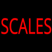 Scales Neonskylt