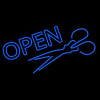 Scissor Open Neonskylt