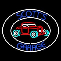 Scotts Garage Neonskylt