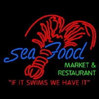 Seafood Neonskylt