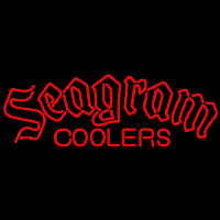 Seagram Logo Wine Coolers Beer Sign Neonskylt