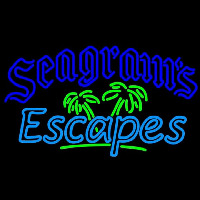 Seagrams Escapes Wine Coolers Beer Sign Neonskylt