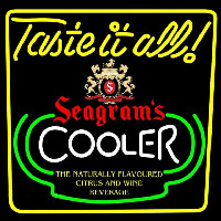 Seagrams Swagjuice Wine Coolers Beer Sign Neonskylt