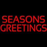 Seasons Greeting Neonskylt