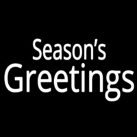 Seasons Greetings Neonskylt