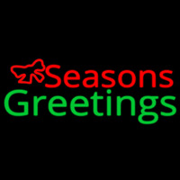 Seasons Greetings Neonskylt